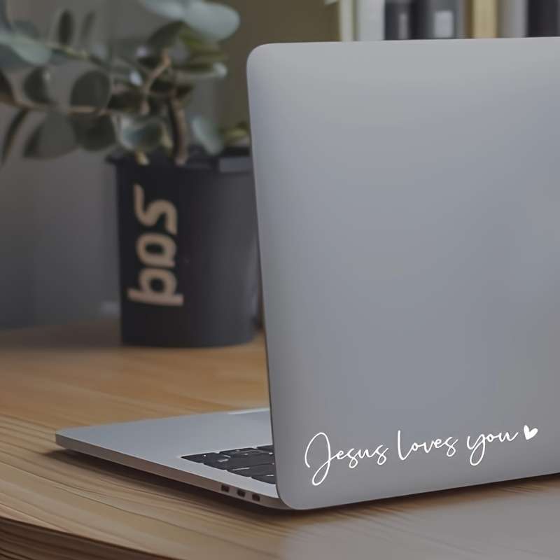 1pc Black Jesus Christian Themed Stickers