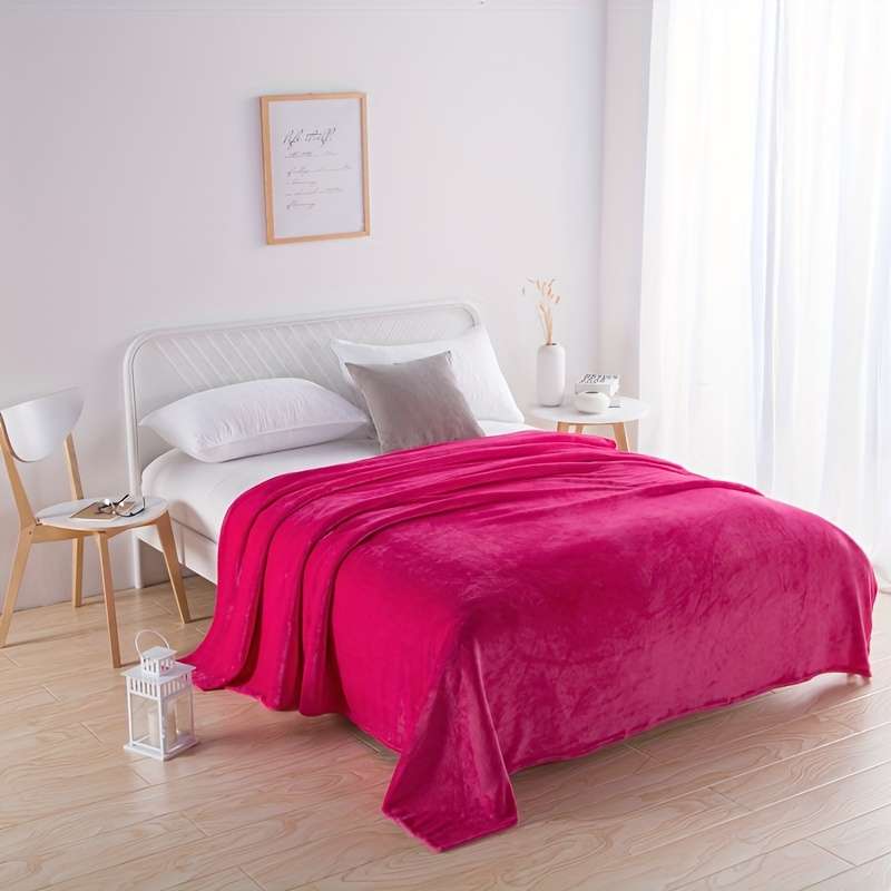 1ps Blanket Color Bright Green size 70x100