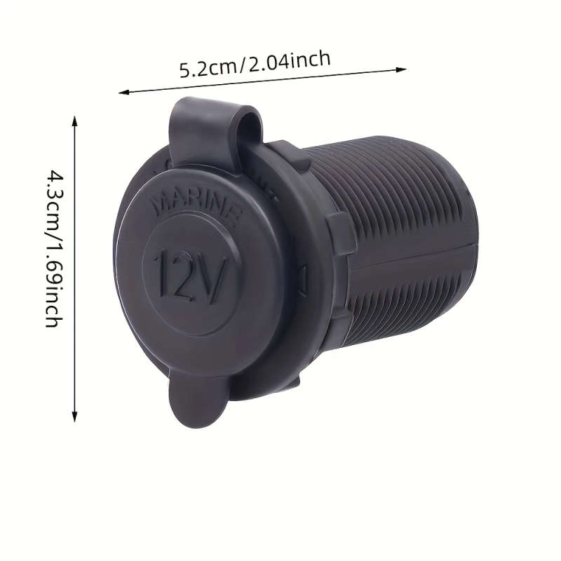 1Pc 12V Car Plug Socket Car Boat Motorcycle Lighter Splitter Power Adapter Sockets Power Plug Outlet