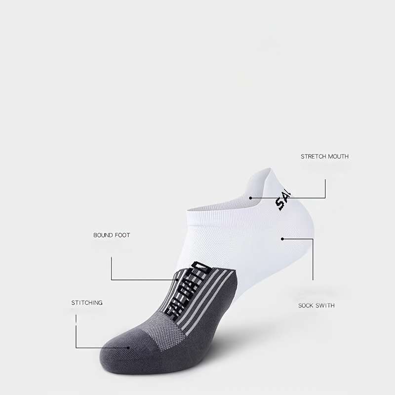 5 Pairs One Size High Elastic Socks