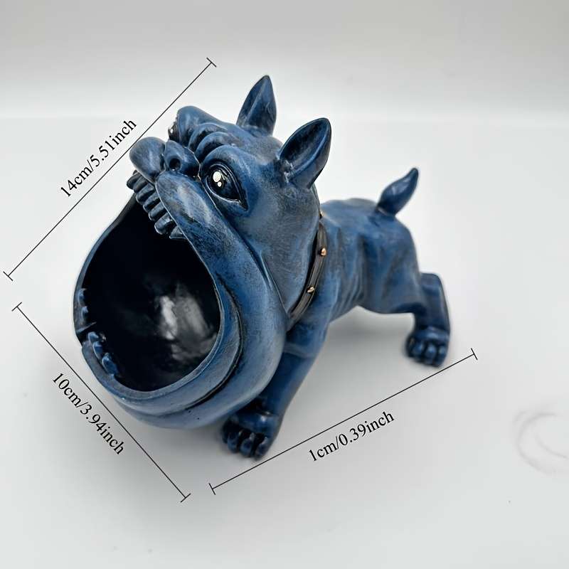 1pc A New Oversized Artistic Bully Dog Ashtray That Is Windproof And Resistant to Flies an Idea