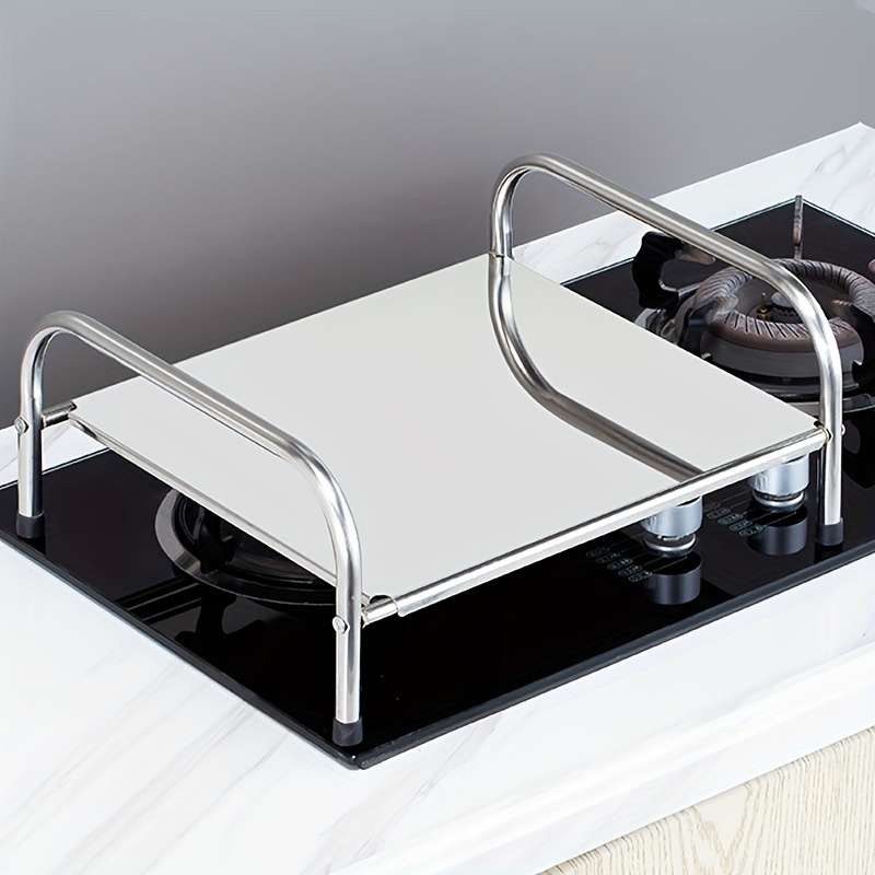 1pc Multifunctional Kitchen Storage Rack Stove Holder Induction Cooker Holder Countertop Sto
