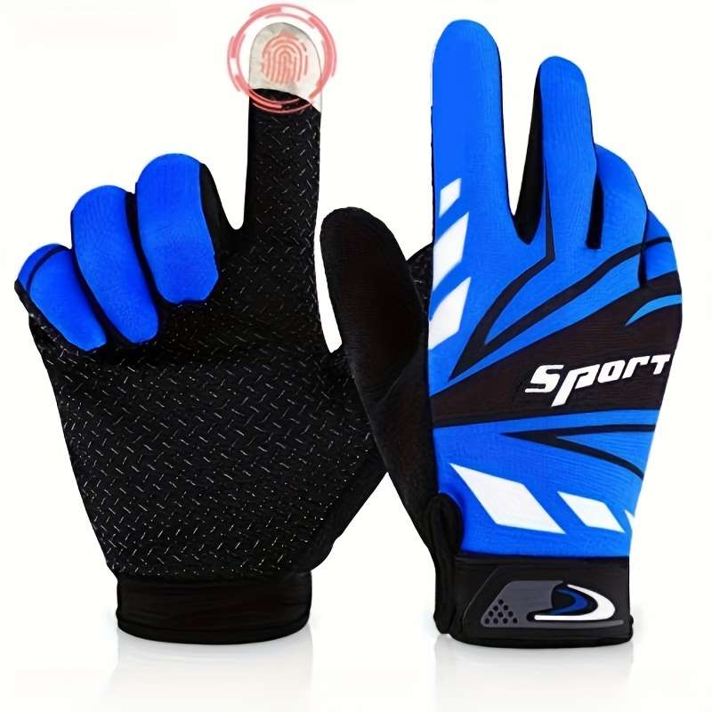 1 Pair Simple Black One Size Outdoor Sports Gloves