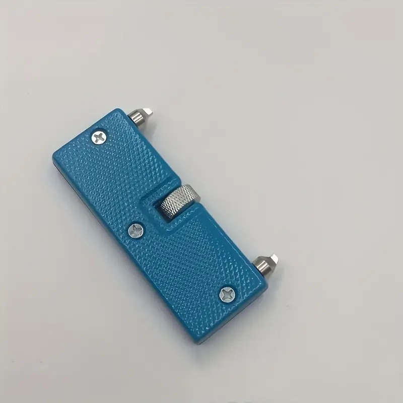1pc Professional Metal Watch Back Case Opener Portable Two-Foot Meter Watch Battery Replacement Tool