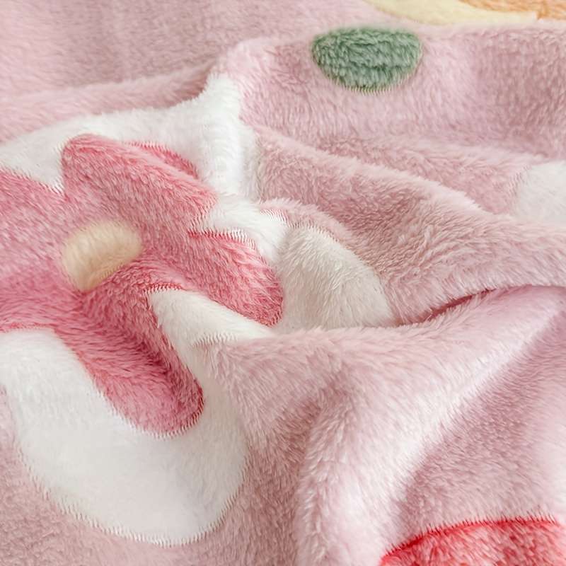 1ps Blanket Color Fresh Flowers size 150x200cm