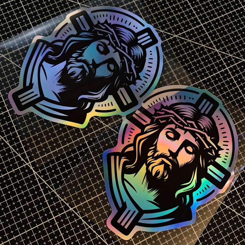 1pc  Jesus Christian Themed Stickers