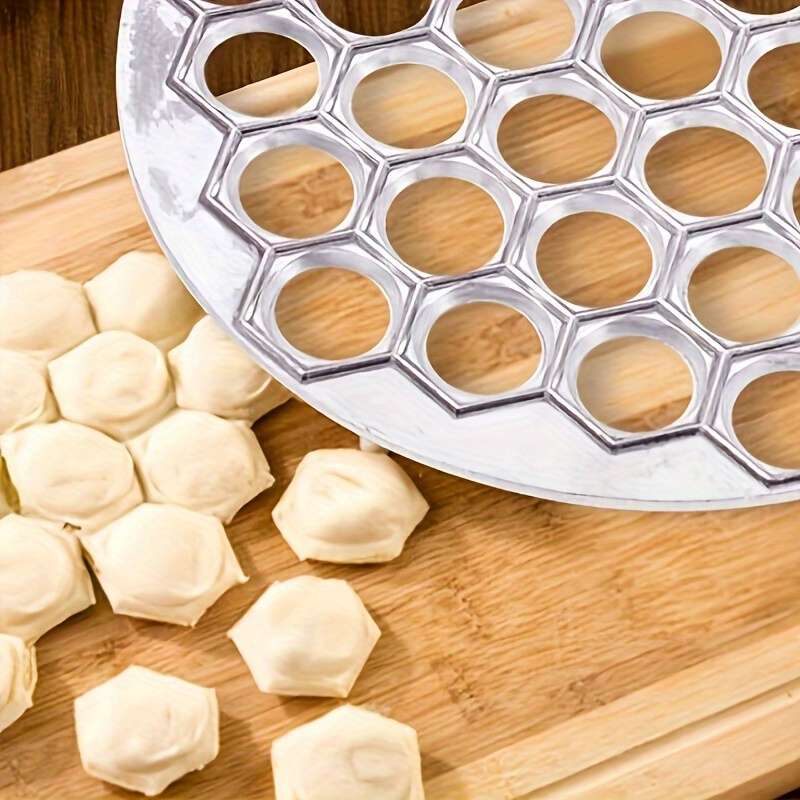 1pc Easy-to-Use Aluminum Dumpling Maker 37-Hole Ravioli Press for DIY Dough Pastry Perfect for