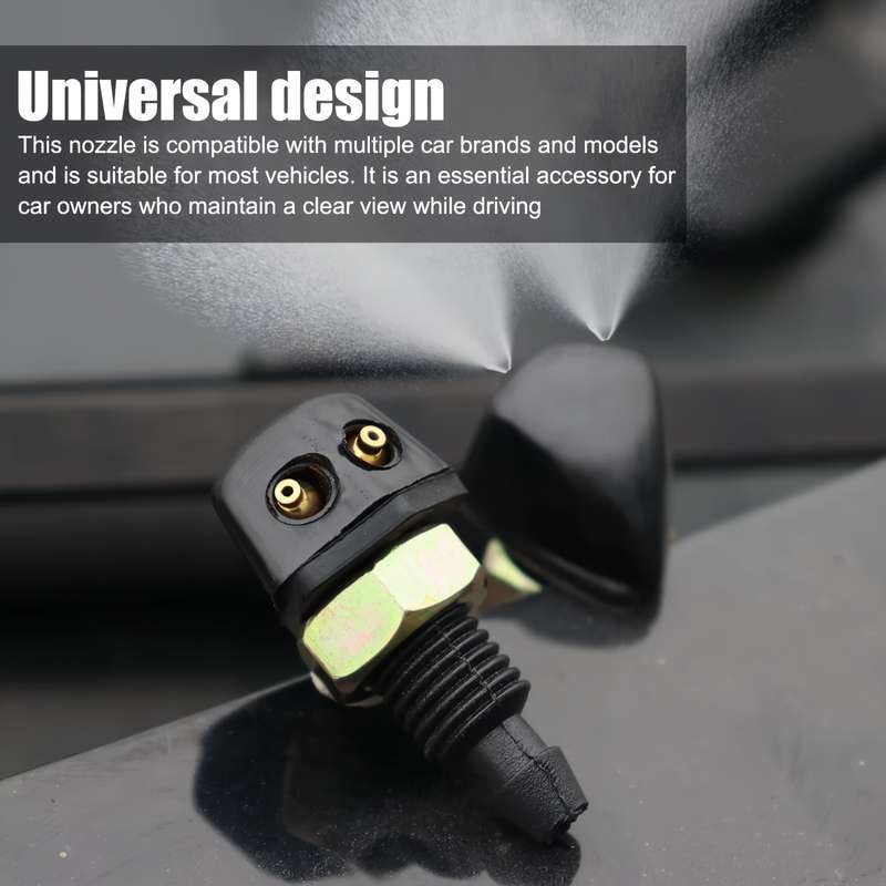 2Pcs Universal DIY Car Windshield Washer Jet Nozzle