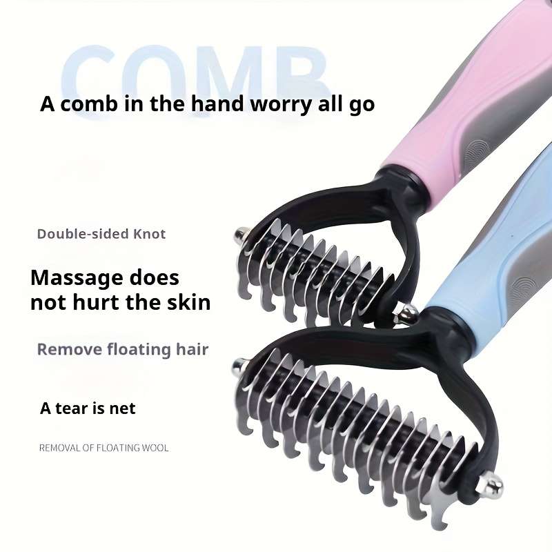 1pc Blue Small Pet Comb