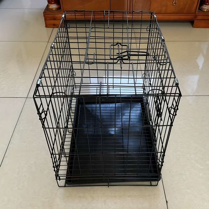 1pc Coffee color size Size:S 73*73*43cmPet Cage