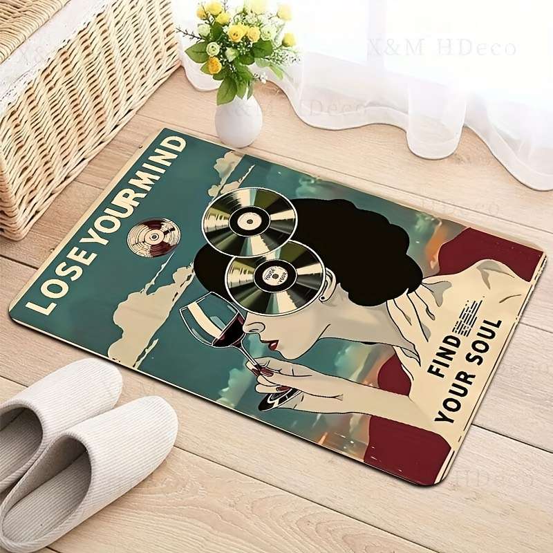 1Pc Blue 19.69x31.49inch 50x80cm Floor Mat