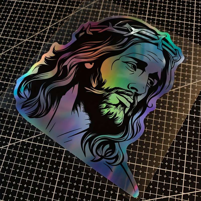 1pc Jesus Christian Themed Stickers