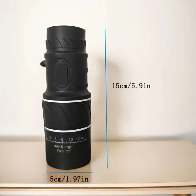 1pc 10X42 High-Powered Monocular Telescope for Adults 10X HD Optical Clarity Compact Design Manual F