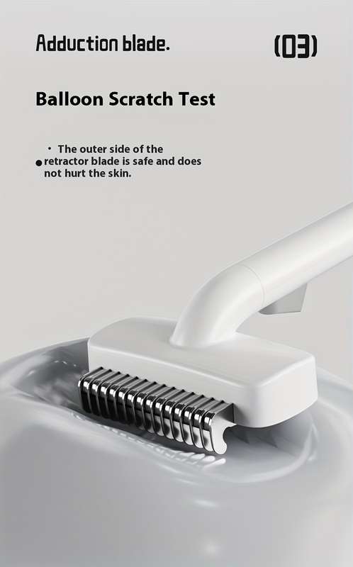 1pc White Pet Comb