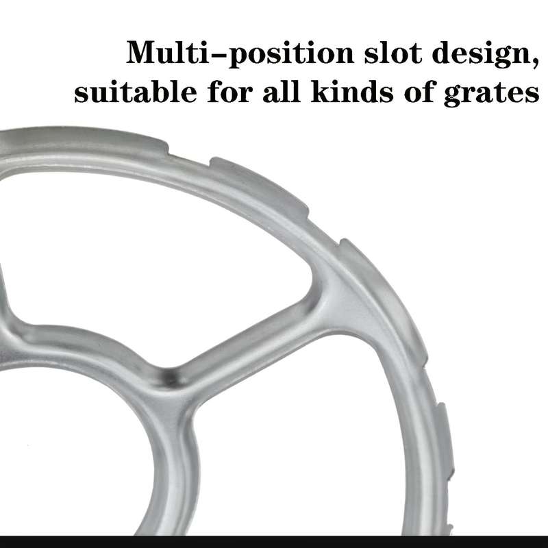 1pc Heavy-Duty Metal Gas Stove Burner Grate Anti-Slip Multi-Claw Design Perfect for Small P