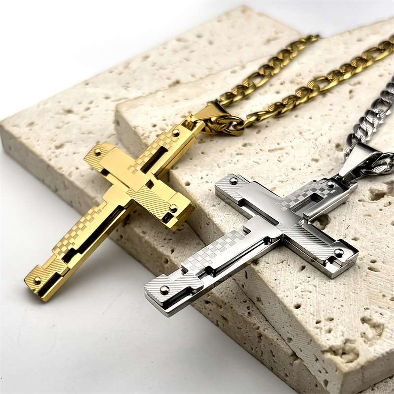 1 Piece Silvery Jesus Theme Pendant
