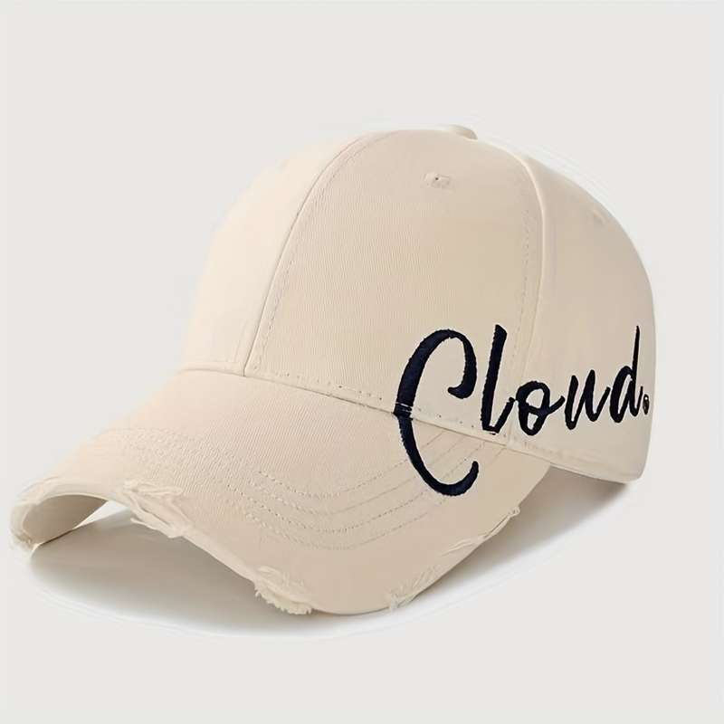 1pc Women's Fashionable Baseball Cap Lightweight Adjustable Movie-Inspired Design with Cursive