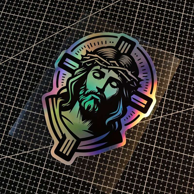 1pc  Jesus Christian Themed Stickers