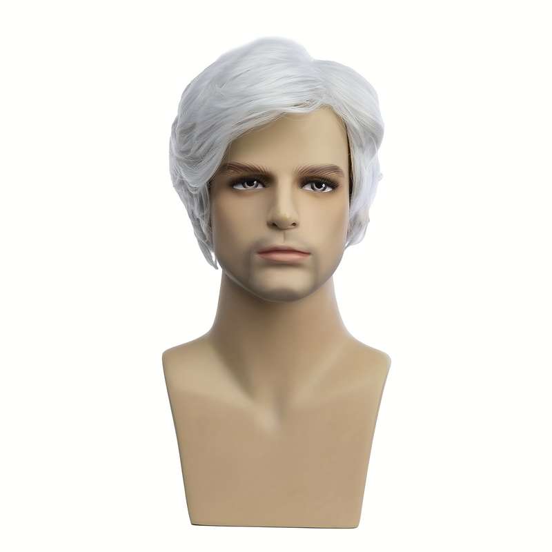 1Pc White Fashion Design Wig