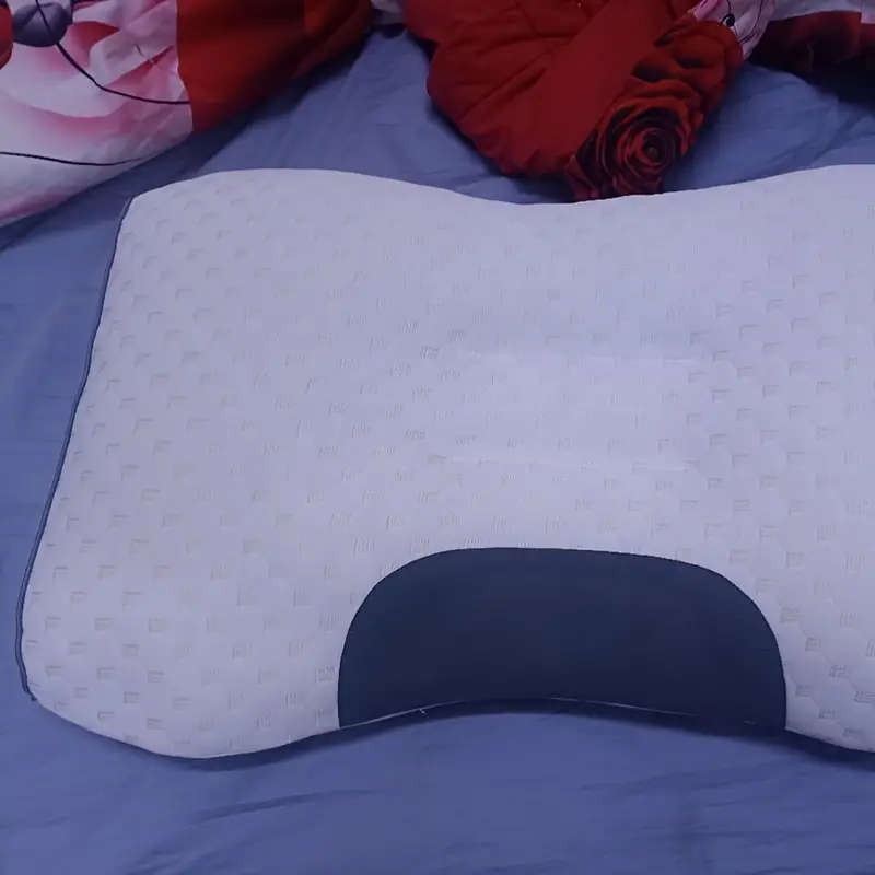 Ergonomic Orthopedic Neck Pillow - Soft, Adjustable Contour Support