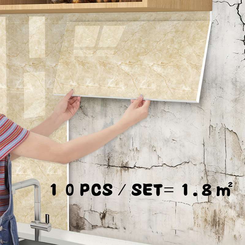 1PC Wall StickersCream Color30X60CM 11.8X23.6in