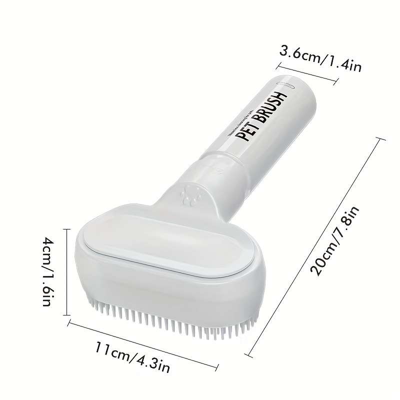 1pc White Pet Comb
