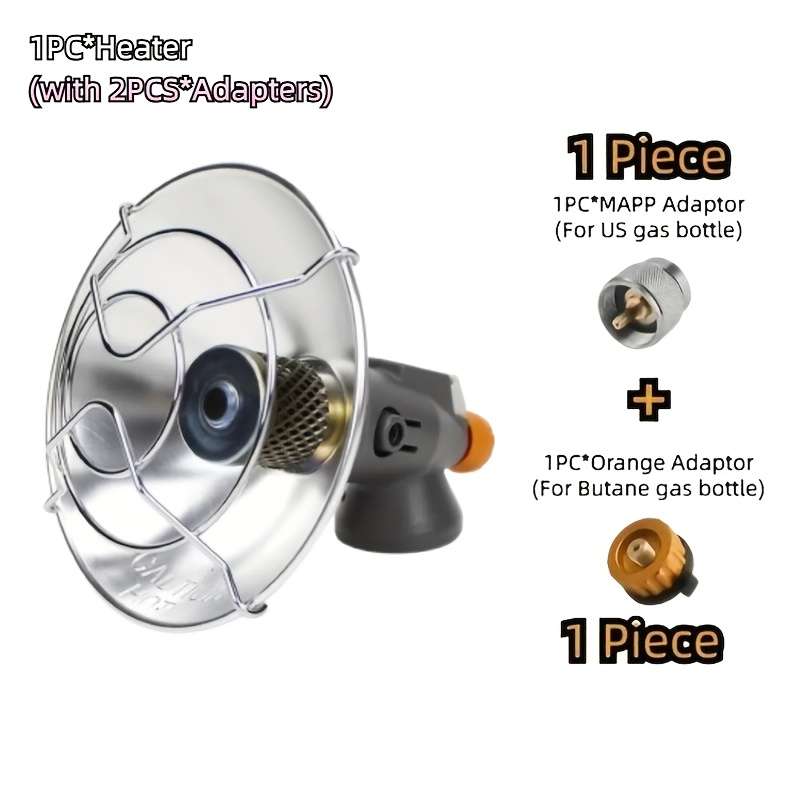 1PC*Heater  With 2pcsAdapters   Heater