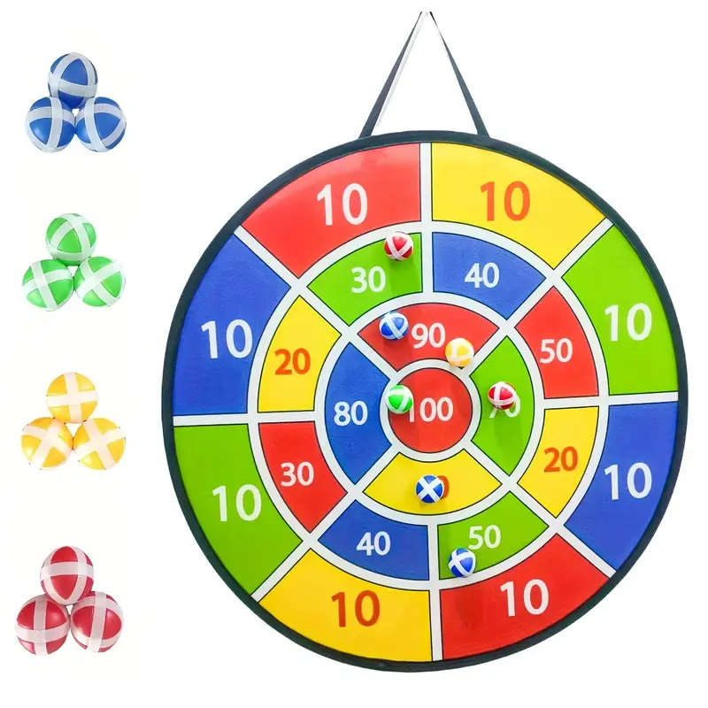 1pc Children's Darts Target Sticky Balls Parent-Child Interaction 12balls