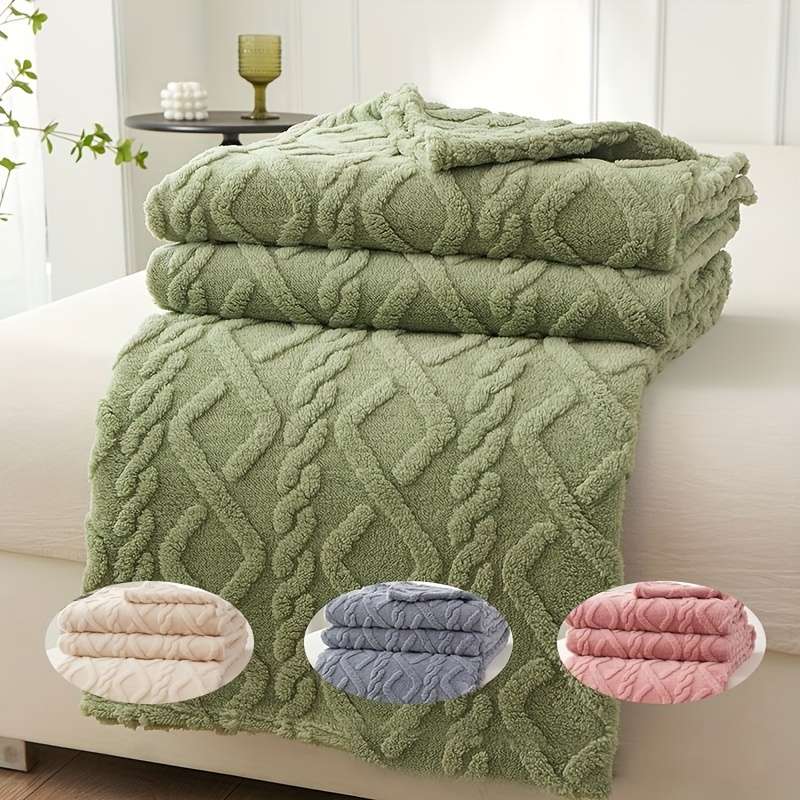 1ps Blanket Color Green size 98x148cm  38.58x58.27inch