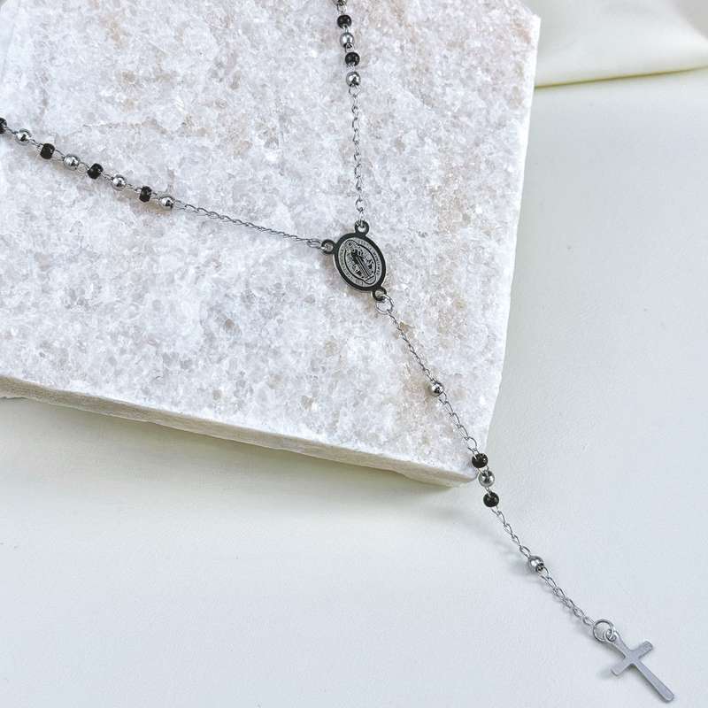 1 Piece Golden Add Silvery Jesus Theme Pendant