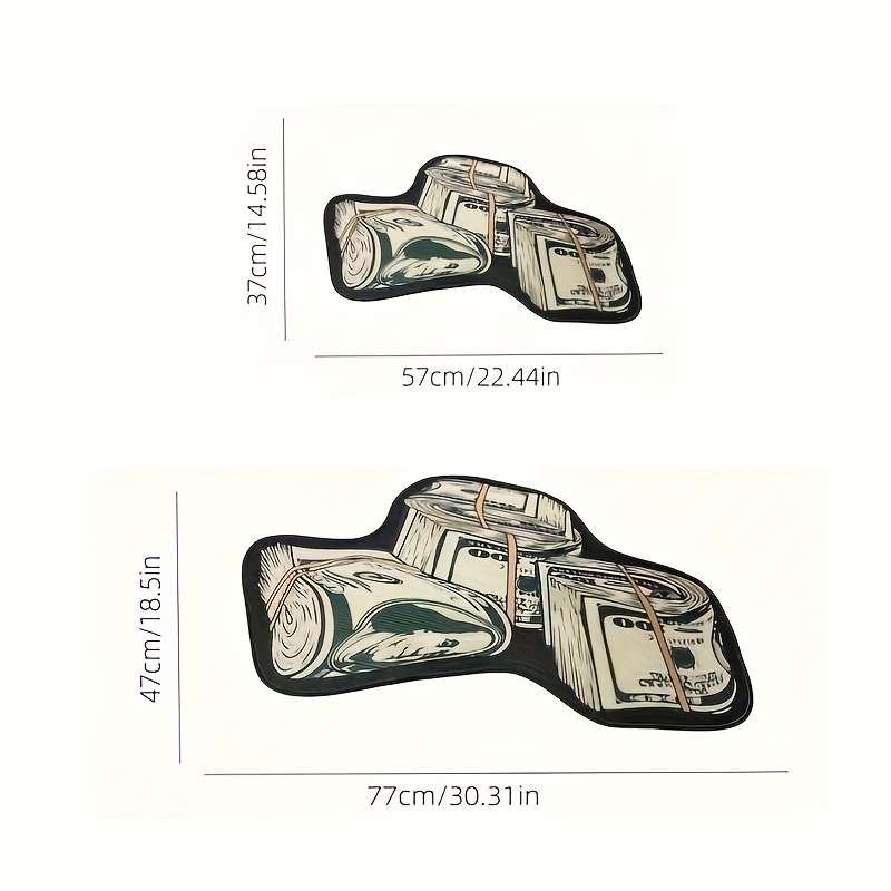 1Pc 37x57cm 14.58x22.44inch Pattern 2 Floor Mat