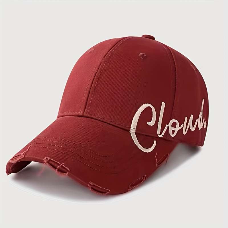 1pc Women's Fashionable Baseball Cap Lightweight Adjustable Movie-Inspired Design with Cursive