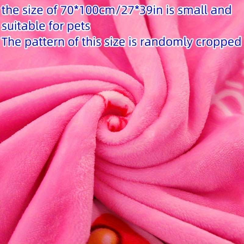 1ps Blanket Color Little Rabbit Yellow size 70cmx100cm