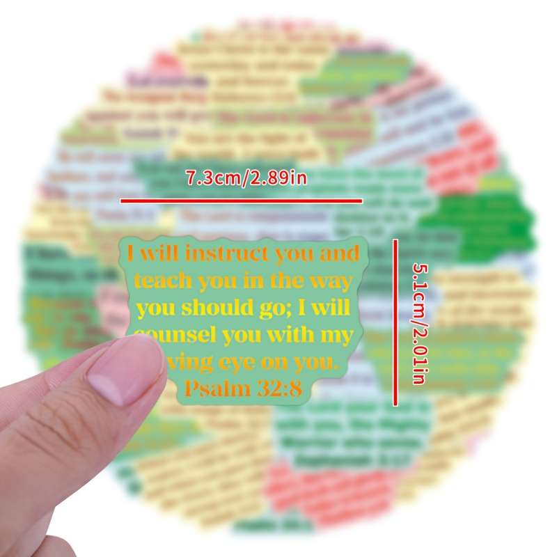 60pcs Jesus Christian Themed Stickers