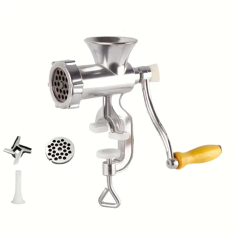 Heavy-Duty Manual Meat Grinder & Food Processor - with Hand Crank, Multi-Purpose