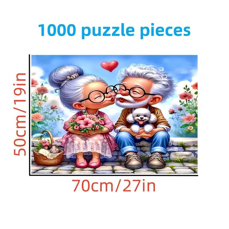 1000 Piece Paper Jigsaw Puzzle For Adults  50.04cm x 69.85cm DIY Wall Art Ch
