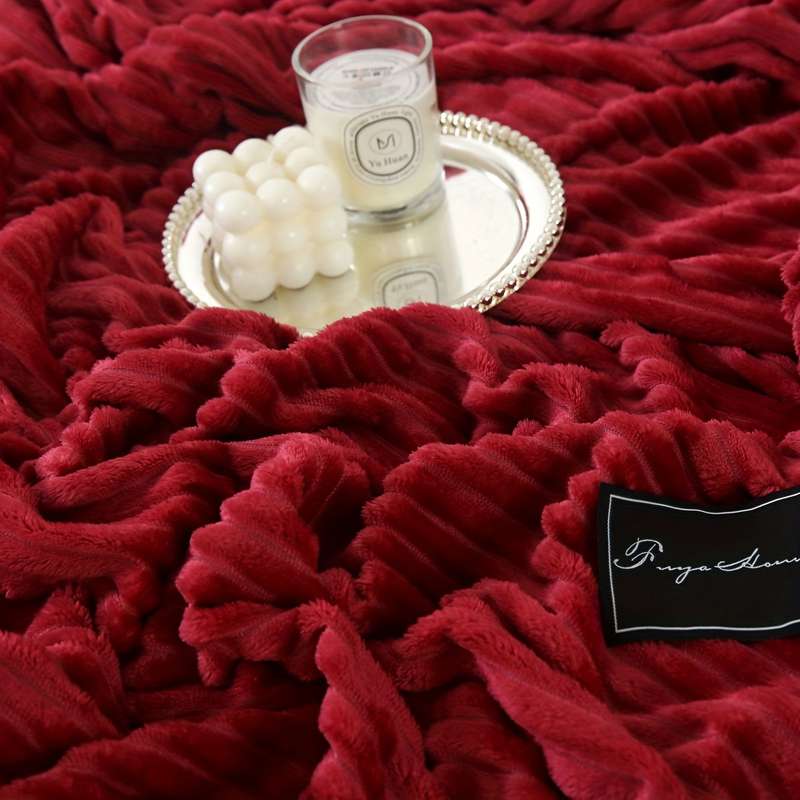 1ps Blanket Color Light Coffee size 70x100cm