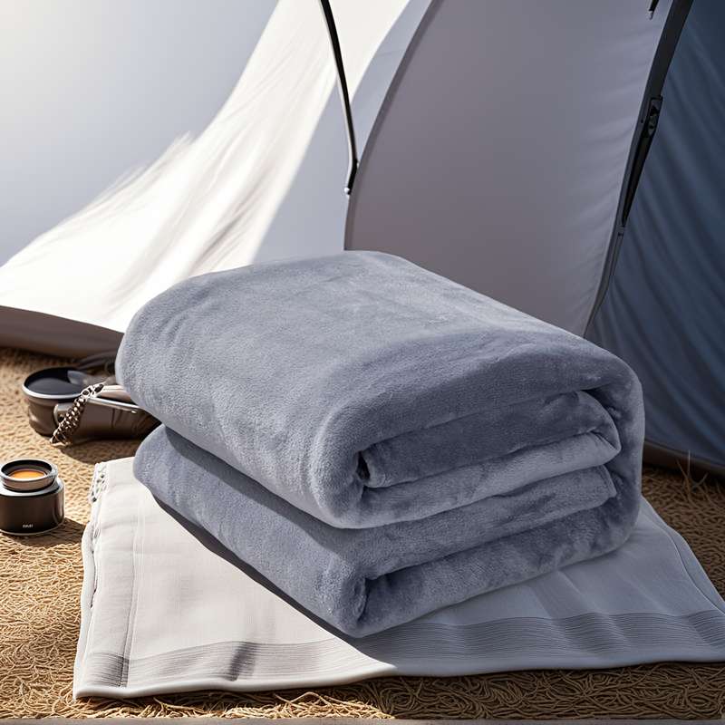 1ps Blanket Color Coffee Color Three Strip size Size: 58.42x40.64 cm, Quantity: 3