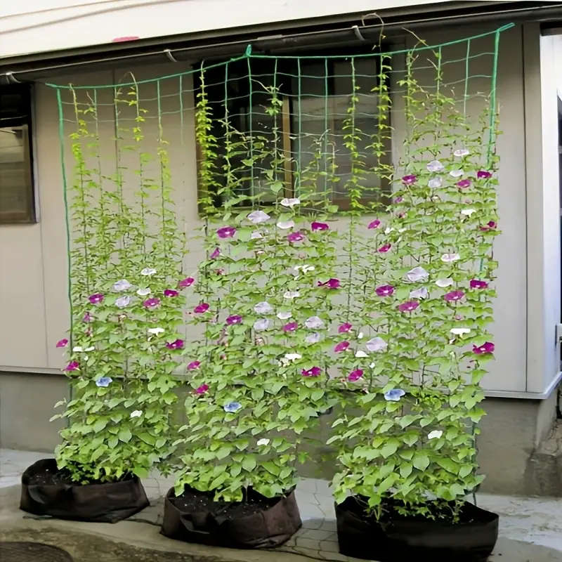 Set Of 2 Sturdy Pvc Garden Trellis Netting