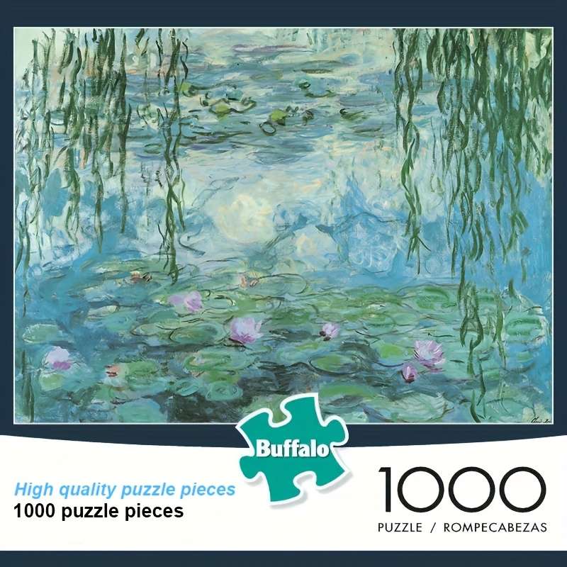 1000pcs Paper Puzzle for Adults Vibrant Colorful Scenery Scenes Easy to Clean