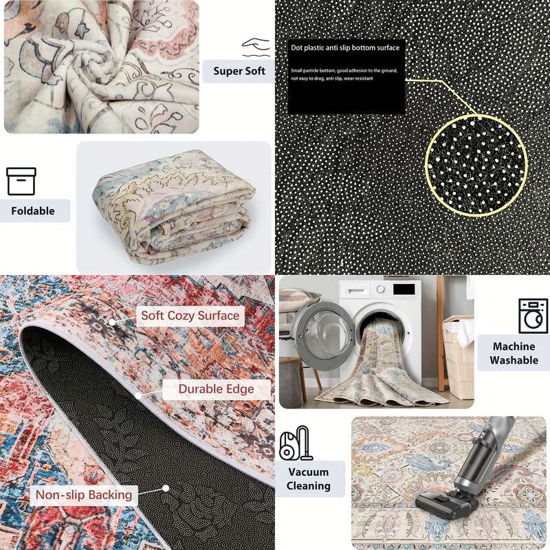 1Pc 200.0x200.0cm Floor Mat