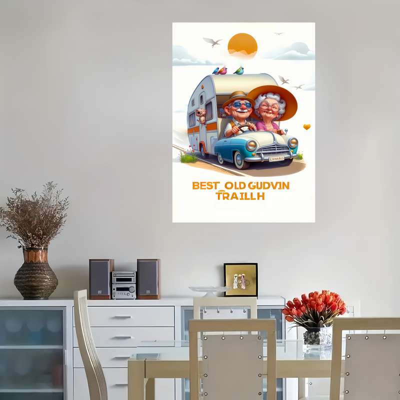 1000pcs Vintage Camper Van Adventure Puzzle Challenging DIY Brain Teaser Cardboard