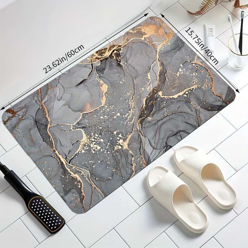1Pc Grey 40x60cm Floor Mat