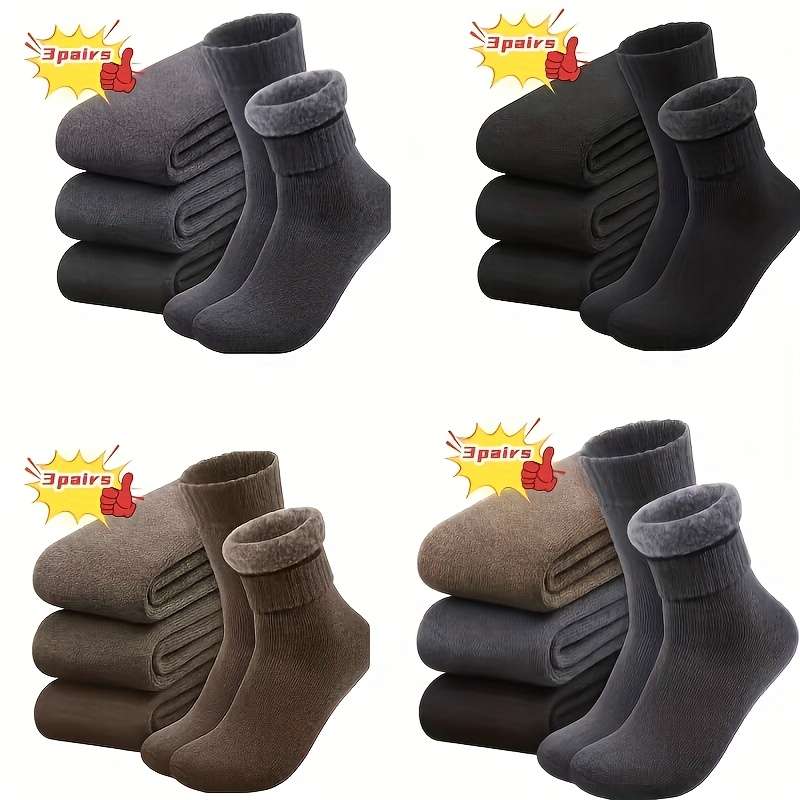 Sock 3Pairs Gray  One Size