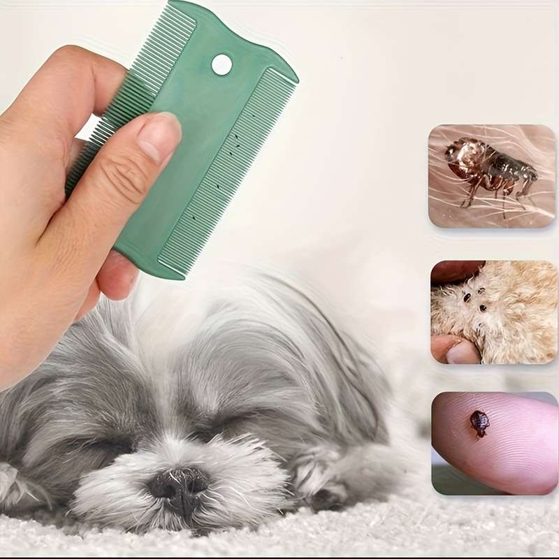 1pc Green Pet Comb