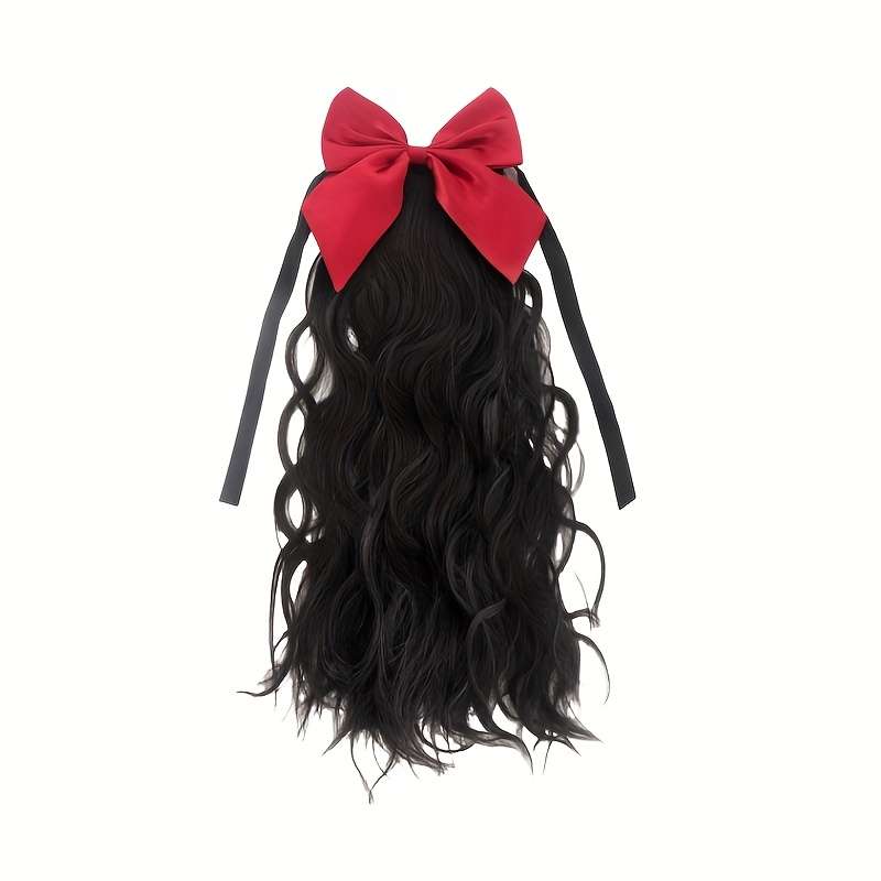 1Pc Natural Black Fashion Design Wig