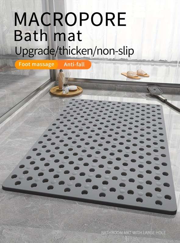 1Pc Gris 39.88x69.85cm Floor Mat