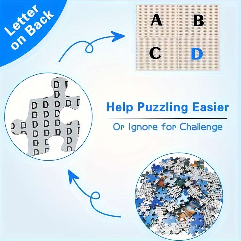 1000pcs Romantic Swans Puzzle 66.04x66.04cm White Card Multicolor Stress-Relievi