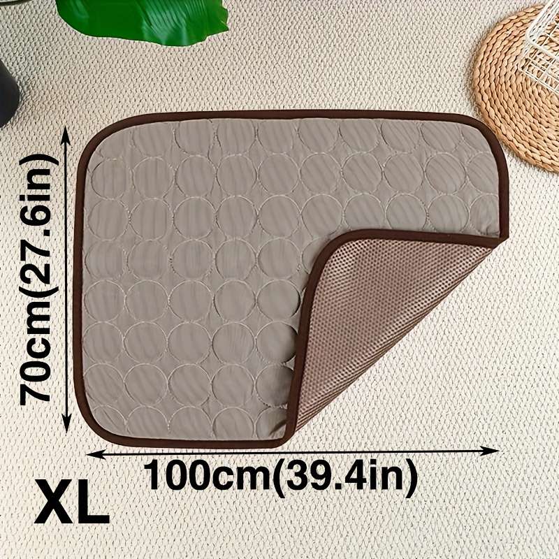 1piece Coffee Color Cooling Pad