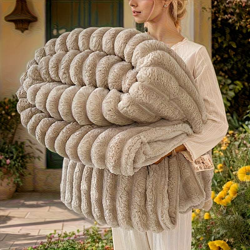 1ps Blanket Color Khaki size 70x100 cm  27.56 x 39.37 inches